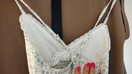 Šaty s kvietkami, h&m,158