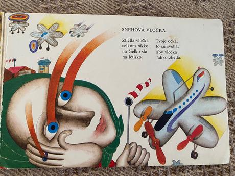 Retro staré leporelo všetko letí čo má krídla 1982,