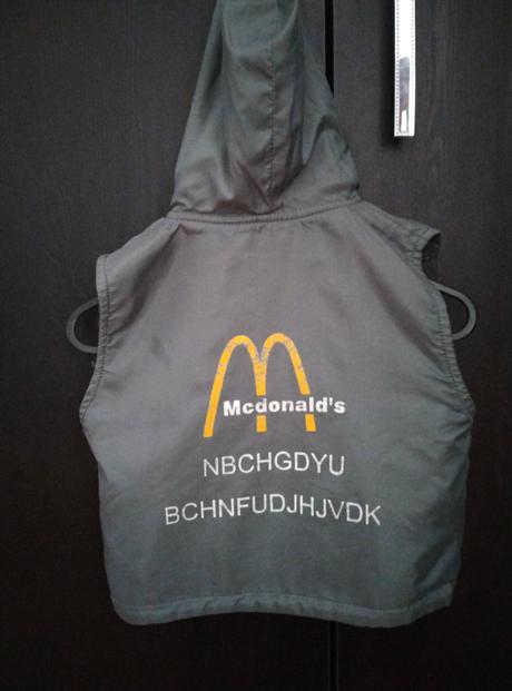 Obojstranná vesta mcdonalds, 92