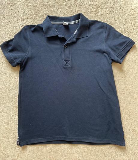 Lindex polo tmavomodré tričko pre chlapca, lindex,146