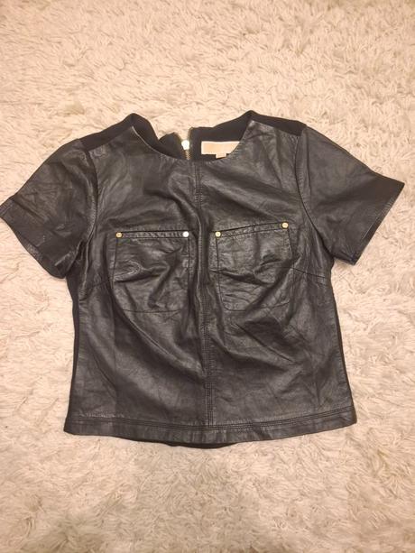 Michael kors koženkové tričko, michael kors,xs