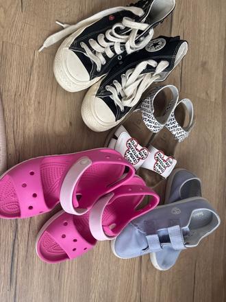 Sandále, tenisky, converse,35
