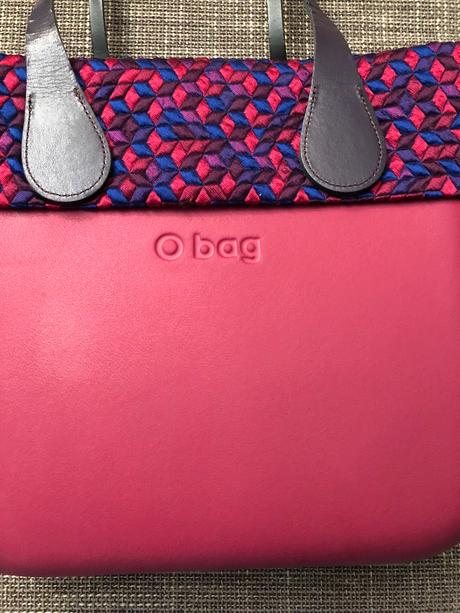 Komplet obag taska, odtien malinovy, o bag