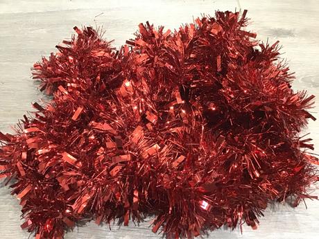 Červená girlanda 3ks, 