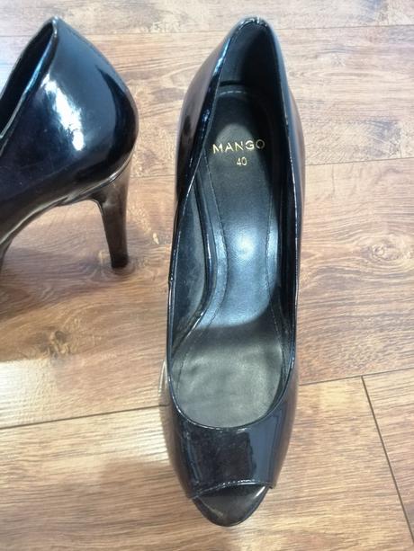 Lodičky s otvorenou špičkou, mango,39