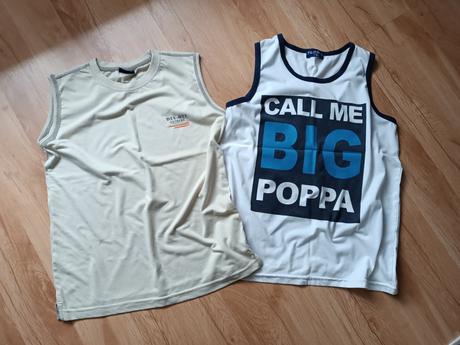 2x tričko bez rukáva, 158