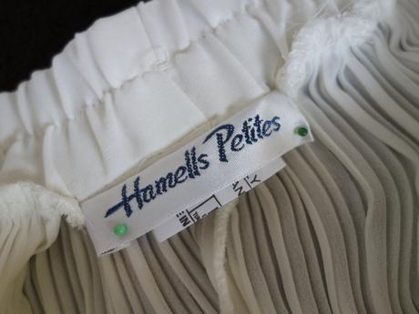 Biela plisovaná sukňa veľ. l, l