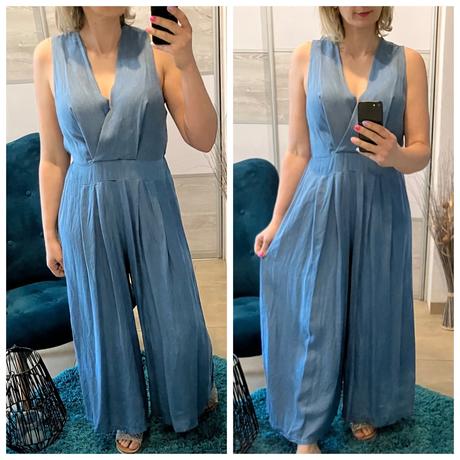 Rifľový overal so širokými nohavicami, l / m / s