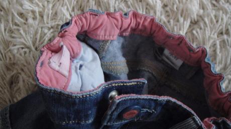 Riflova suknicka, h&m,74