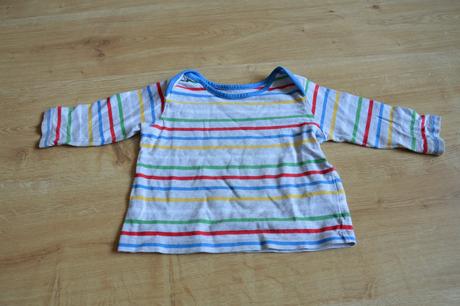 Tričko s pásikmi m&s 3-6mes, marks & spencer,68