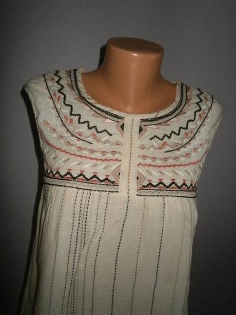 Krasne etno vysivane saty vel 34/36, mango,xs
