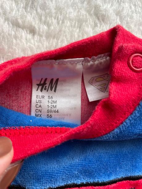Plysove pyzamko superman h&m, h&m,56