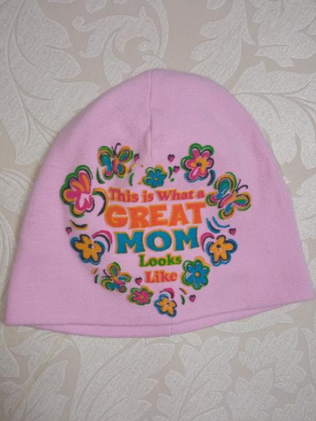 Dievčenská ružová prechodná čiapka veľk.46-48, 80