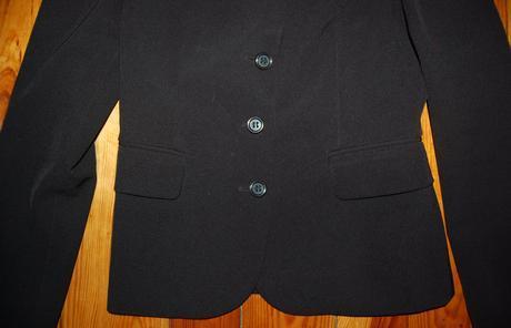 Čierne elegantné sako, benetton,36