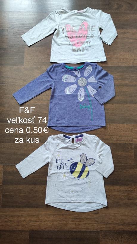 Tričká dlhý rukáv, 74