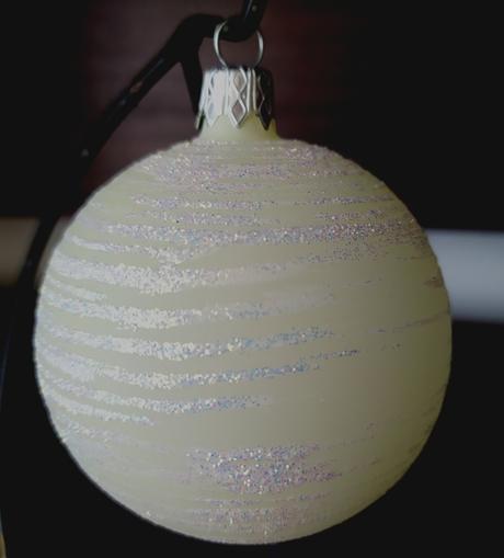 Sklenené gule so zlatým trblietkami  starozitnost, 