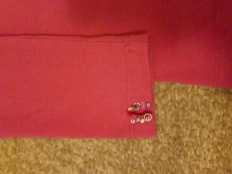 Tričko s korálkami na rukávoch zn. lindex, lindex,122