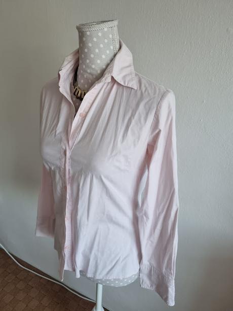 Bledoružová blúzka zara 38, zara,38
