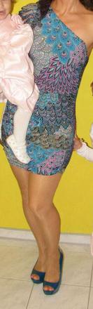 Extravagantné mini šaty, m