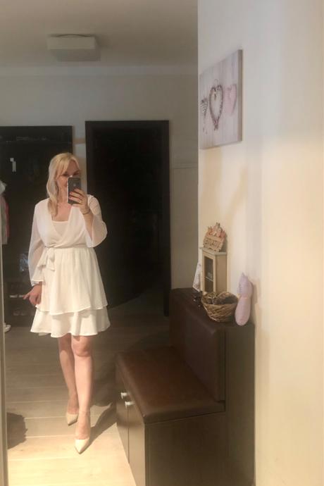 Biele šaty, veľkosť m, m