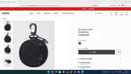 Zimná bunda, ľadvinka, taška na plece, peňaženka, reebok,l