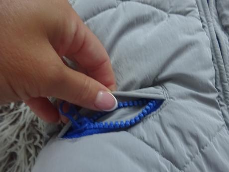 Sivá vesta - zateplená, f&f,74