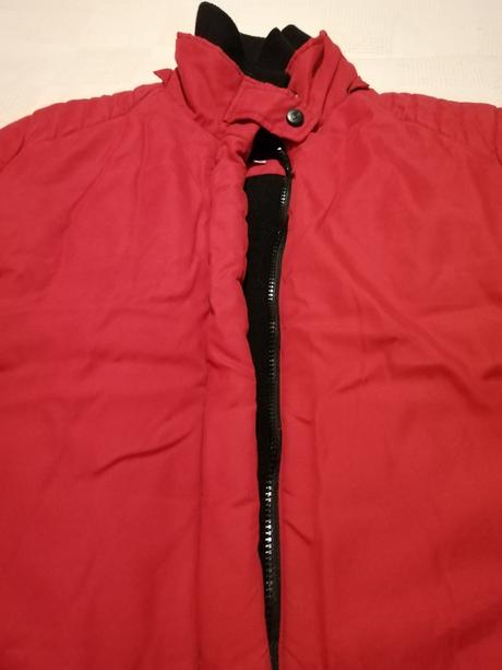 Damska zimna bunda cervena., 38