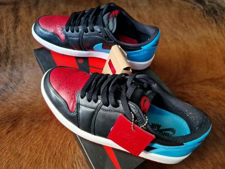 Nike air jordan 1 retro low og eu 40.5 black / pow, nike,40