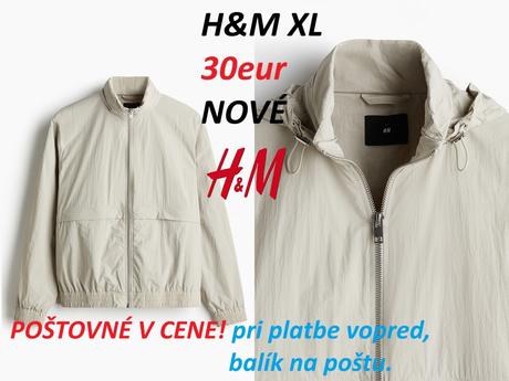 Zimná bunda hm, bombéra hm, h&m,l