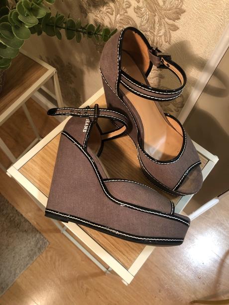 Armani jeans sandále na platforme, armani,38