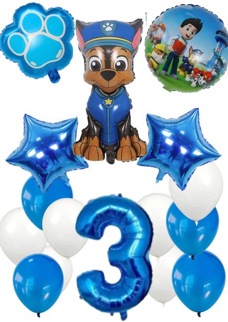 Balóny tlapky/ labková patrola- až 15/16/17/18/19/, 