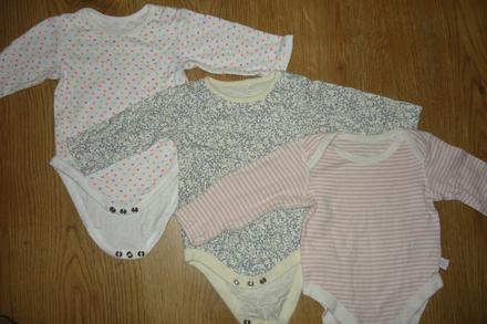 Kvalitné body s dlhým rukávom -62 viac kusov, 62