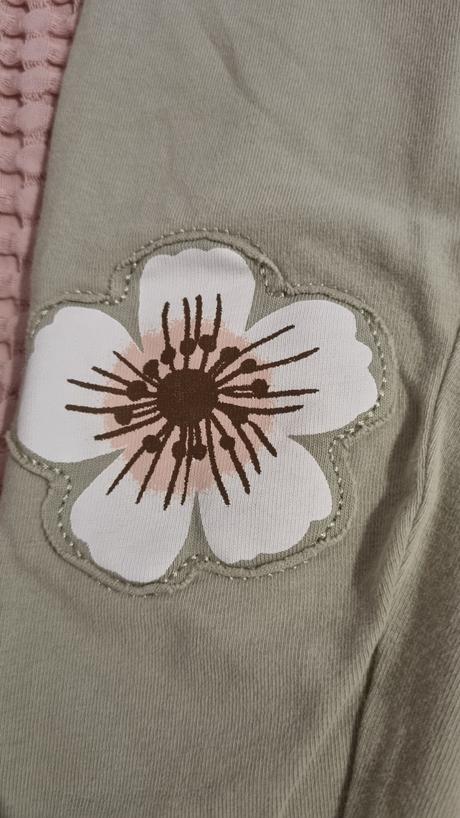 Kvetinový set lindex 98 tričko leginy, lindex,98