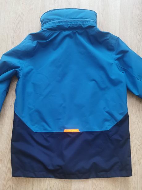 Detská nepremokavá vetruvzdorná bunda, tribord,164