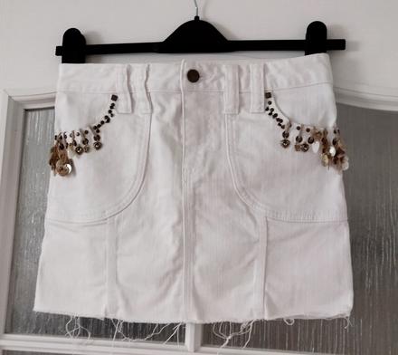 Riflová sukňa karen millen, s