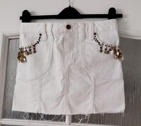 Riflová sukňa karen millen, s