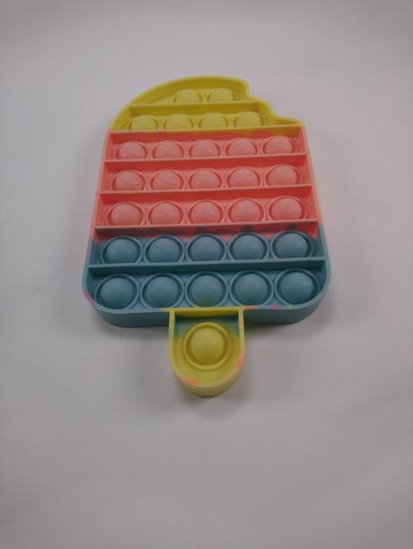 Pop it dúhový nanuk, 10,5 x 17,5 cm,