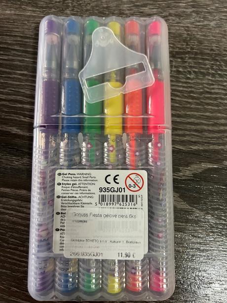 Santoro fiesta farebné gélové pera,