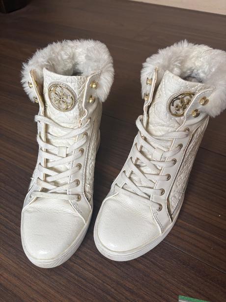 Guess čižmy biele veľkosť 39, guess,39