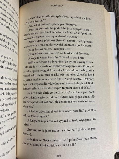 Tichá žena a.s.a. harrison,