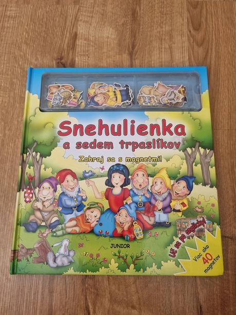 Snehulienka - knižka s magnetkami,