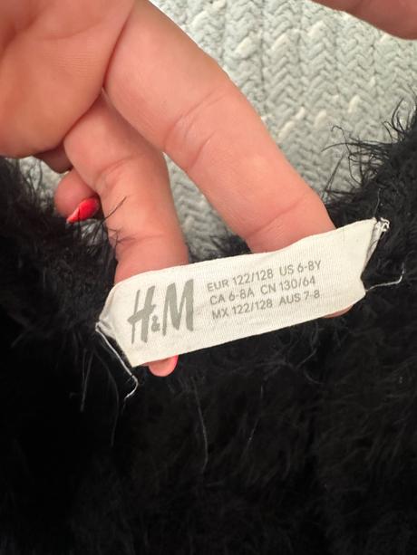 Huňaty sveter, h&m,122