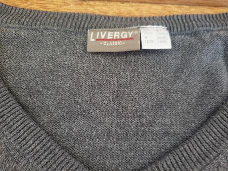 Sivý pulóver - livergy, 52