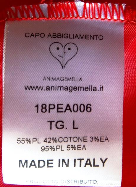 Zaujímavé červené minišaty, v.m/l, l