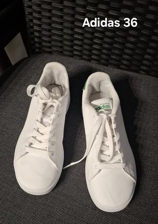 Adidas 36 biele tenisky na šnúrky, adidas,36