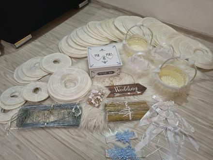 Svadobné vecičky +lampiony, 