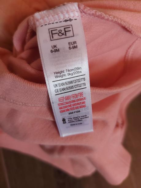 Body f&f, veľ.74, 2ks, f&f,74