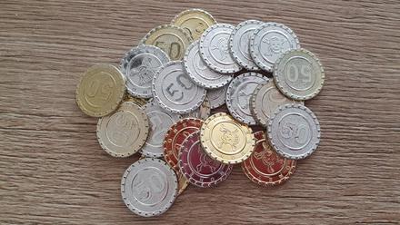 Pirátske žetóny / peniaze,