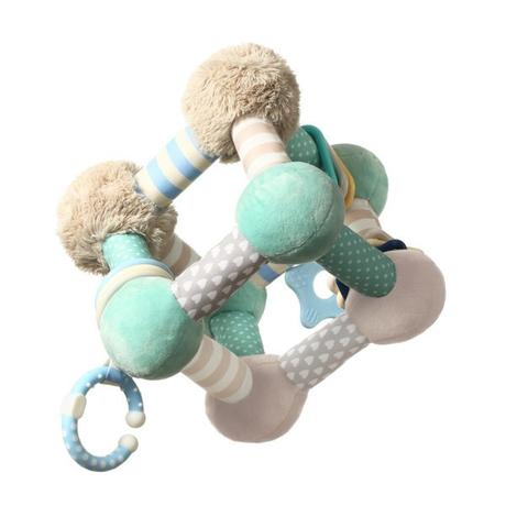 Babyono hračka plyšová edukační mint cube 899/02,