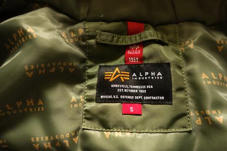 Zimná bunda alpha industries, s